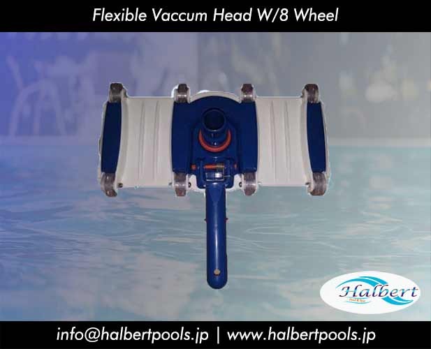 Flexible Vaccum Head W/8 Wheel