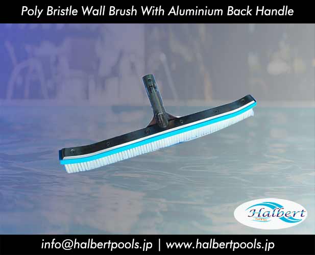 Poly Bristle Wall Brush With Aluminium Back Handle - 18"