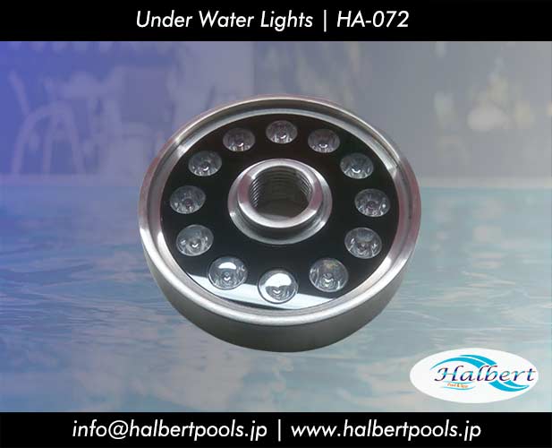 Fountain Under Water Light